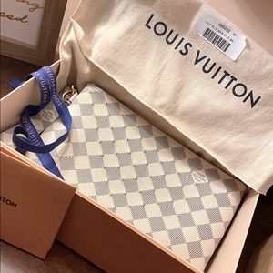 *SOLD* LOUIS VUITTON
Damier Azur City Pouch